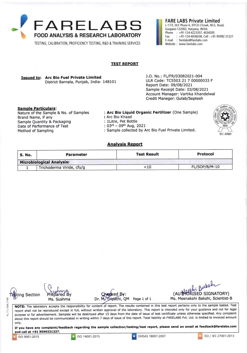 TRICHODERMA TEST